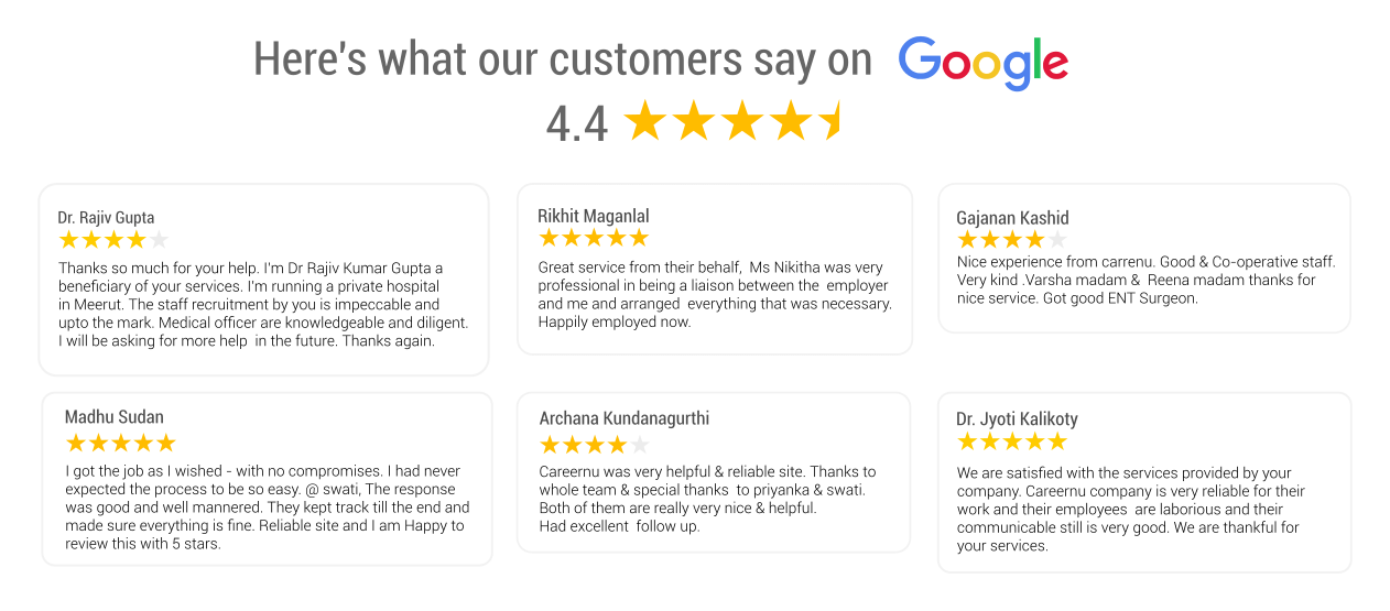 Careernu Healthcare Recruitment Google Reviews